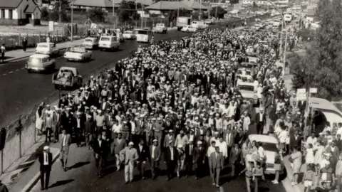 The Imam Haron Foundation The funeral procession of Imam Haron in Cape Town, 1969