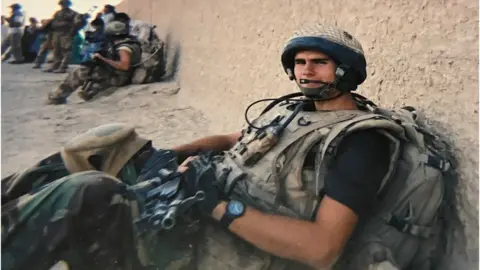 Terry Terry Jones whilst serving in the army