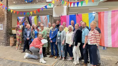 Weston-super-Mare town council The Weston 'Beautifully Proud' team at the event launch