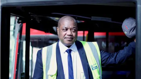 BBC Go Ahead bus driver Claude Parchment