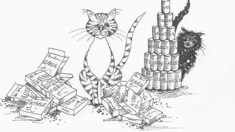 Ginny Phillips Illustration of cat