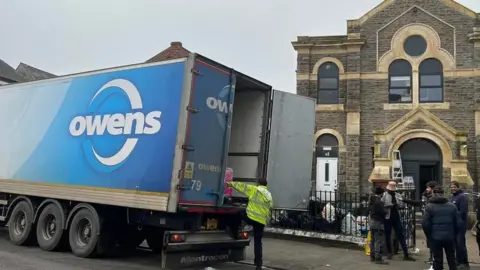 Newport Diyanet Centre Newport Diyanet Education Community Centre has sent two vans and a lorry full of donations