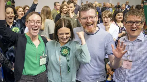 PA Media Scottish Greens at Glasgow count