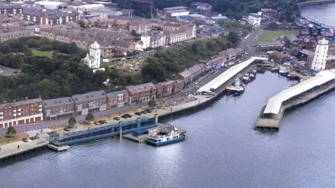 Nexus North Shields Fish Quay showing ferry landing