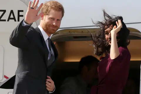 Getty Images prince harry and meghan in sydney