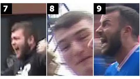 Police Scotland Men police want to speak to in relation to incidents at Rugby Park