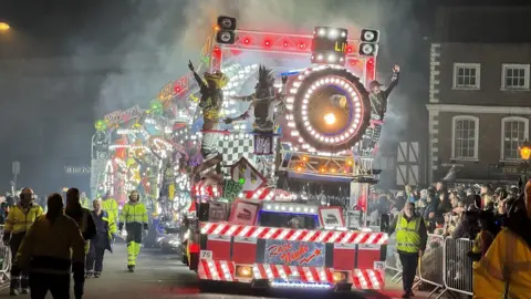 BBC Bridgwater Carnival float