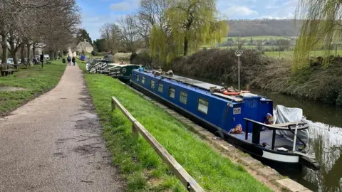 BBC The canal at Bathampton