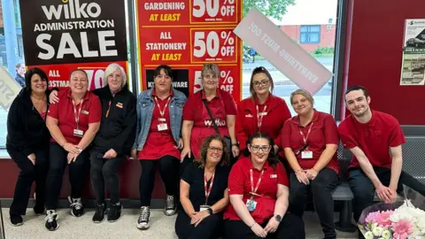 BBC Staff at Wilko in Clifton, Nottingham