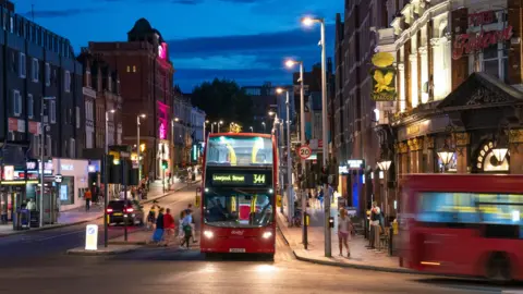 Clapham Junction at night