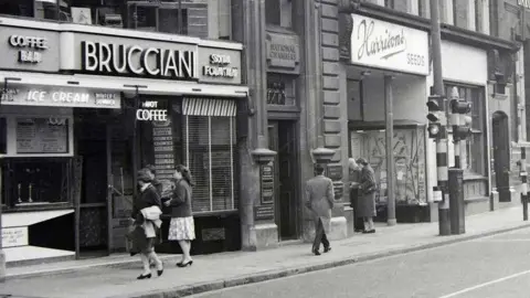 Brucciani Shop front of Brucciani's