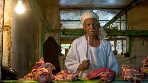 Getty Images Sudan, Khartoum State, Omdurman, butcher