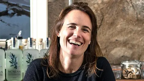 Mc'Nean Annabel Thomas, founder Mc'nean distillery