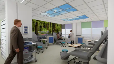 University Hospitals Birmingham Charity Drawing of planned transplant centre