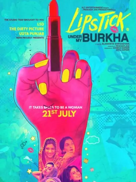 Balaji Motion Pictures  Poster for Lipstick Under My Burkha film