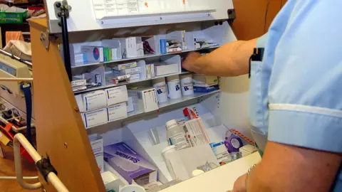 PA Drugs on trolley in hospital