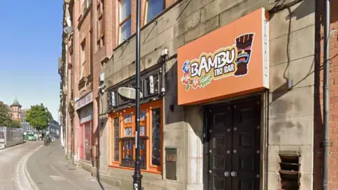 Outside view of Bambu Tiki Bar