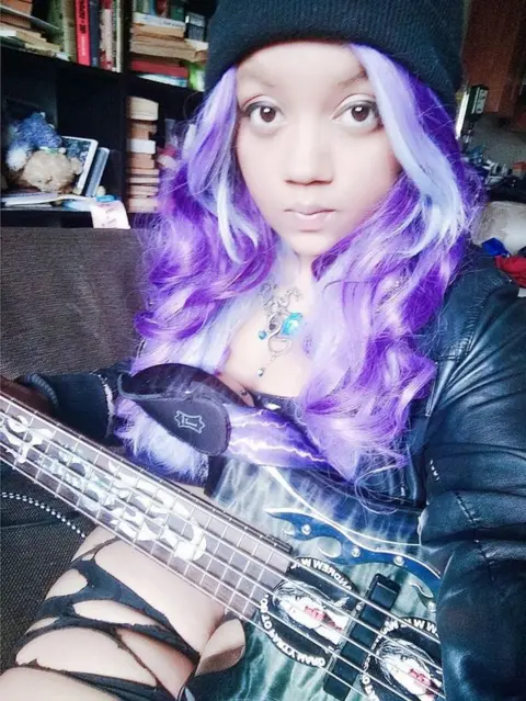 Carys Serries Carys plays bass in a metal band