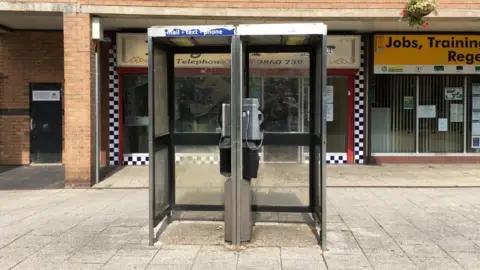 BBC Phone box in Bridgeway Centre