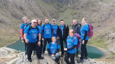 West Midlands Police Federation People on Snowdon