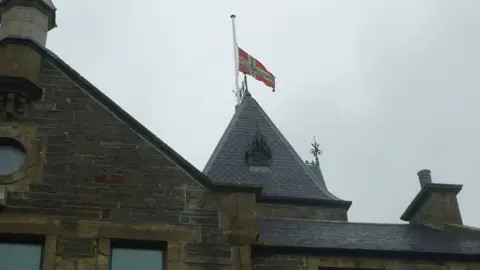 Flag at half mast