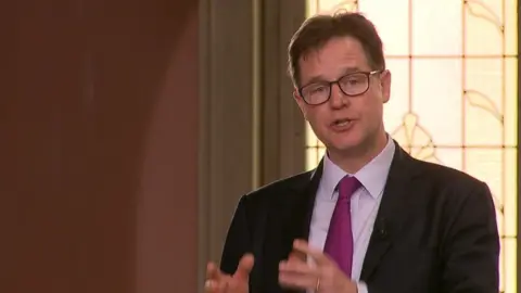 Politico Sir Nick Clegg