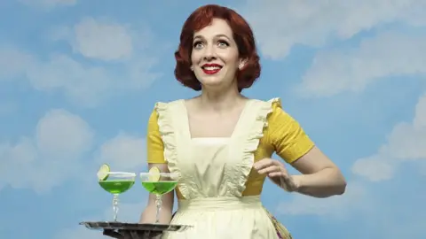 David Stewart Katherine Parkinson in Home I'm Darling