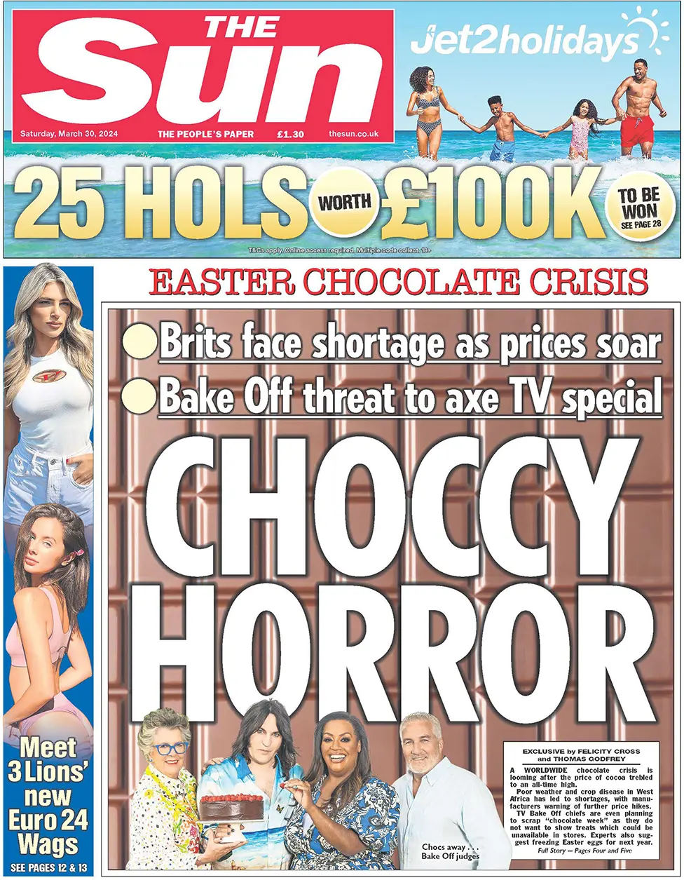 BBC Sun front page