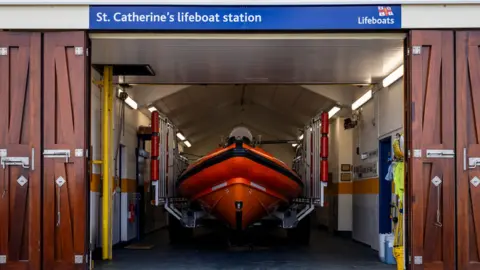 RNLI-Nathan Williams St Catherine's Atlantic 85 inshore lifeboat