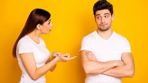 Getty Images Couple arguing