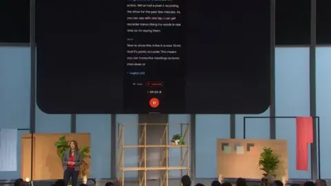 Google Pixel 4 transcription