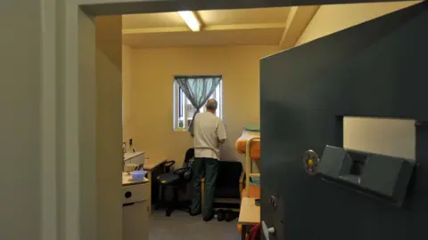 BBC A prisoner in a cell