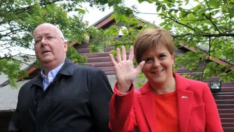 Getty Images Peter Murrell and Nicola Sturgeon