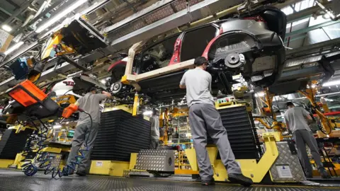 PA Media Nissan production line