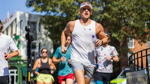 Jikemedia via PA Jonny Davies running