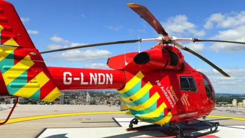 London Air Ambulance helicopter