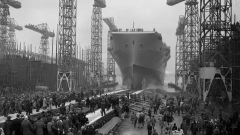 Getty Images HMS Eagle Harland and Wolff