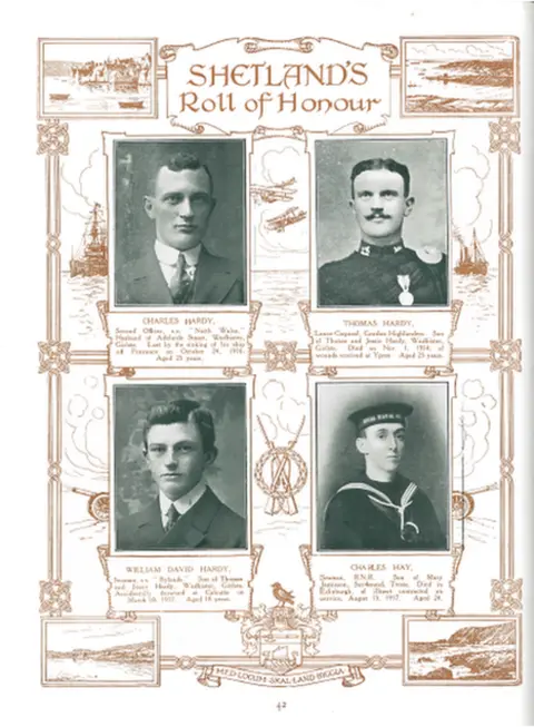 Thomas Manson Shetland's Roll of Honour