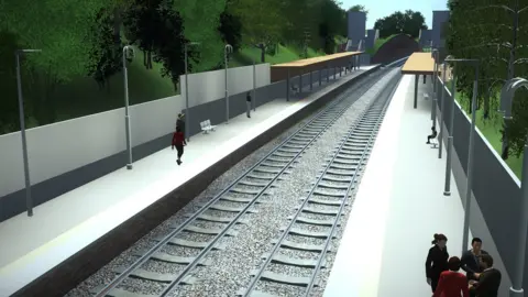 West Midlands Rail Executive Artist impression of Moseley