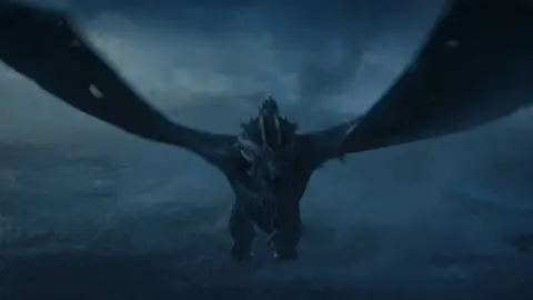 HBO The Ice King rides a dragon