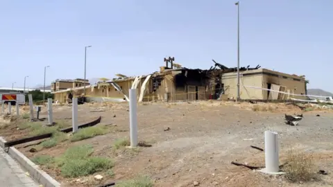 EPA Natanz uranium enrichment plant after it was reportedly damaged by a fire (02/07/20)