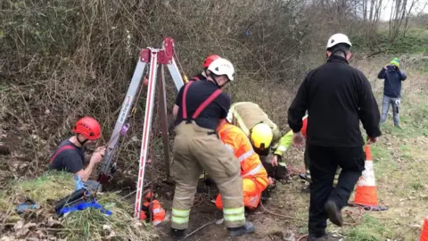 @Beds_FireCtrl Dog rescue