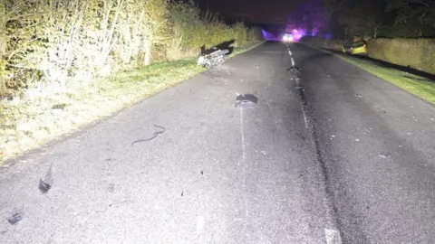 Lincolnshire Police Crash scene