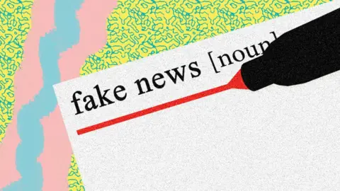 BBC fake news illustration