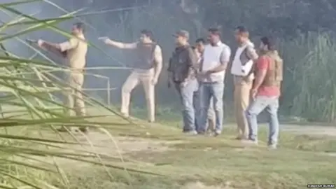 Hirdesh Kumar Video grab from the screened "encounter" killing