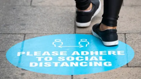 PA Media social distancing