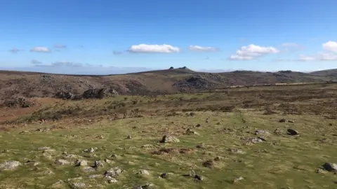 Miles Davis/BBC The view from Hounds Tor to Hay Tor