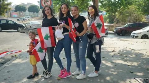 BBC Lebanese demonstrators who spoke to the BBC about why they are protesting