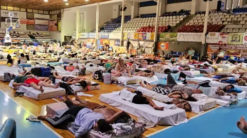 Matthew Guy Evacuation centre