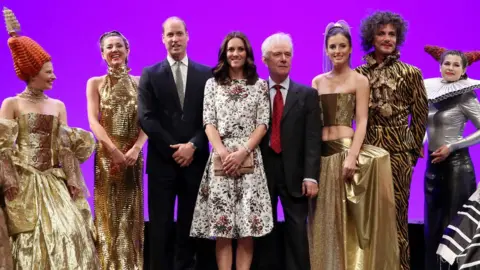 Getty Images William and Catherine visit the Gdansk Shakespeare theatre